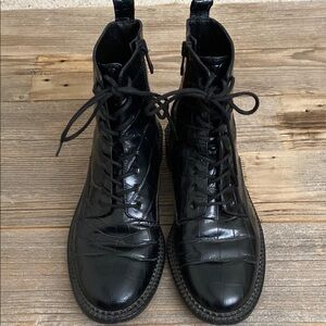 Vince Black Ankle Boots